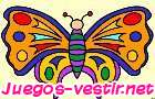 Juego Colorear Mariposas